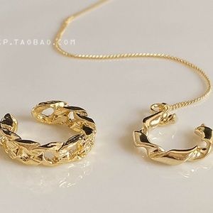 🔥 NWT! Clip Earring long chain earrings